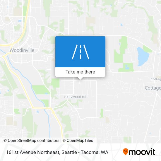 Mapa de 161st Avenue Northeast