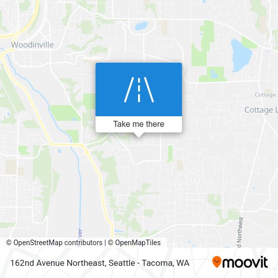 Mapa de 162nd Avenue Northeast