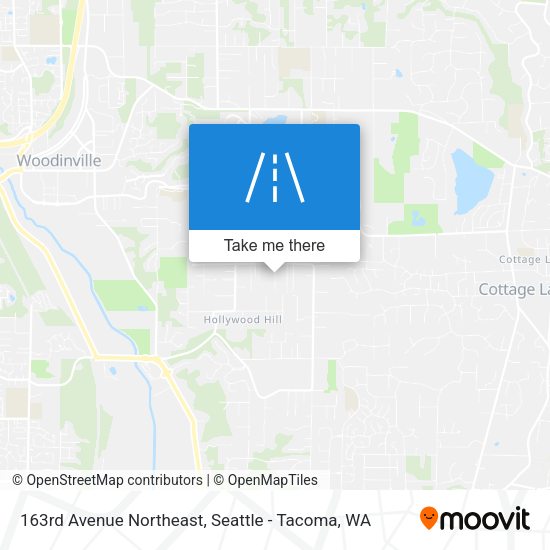 163rd Avenue Northeast map