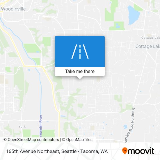 Mapa de 165th Avenue Northeast