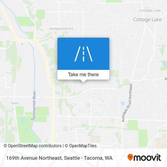 169th Avenue Northeast map