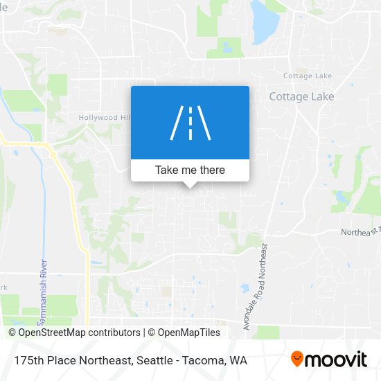 Mapa de 175th Place Northeast