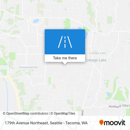 179th Avenue Northeast map