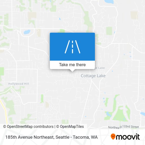 Mapa de 185th Avenue Northeast