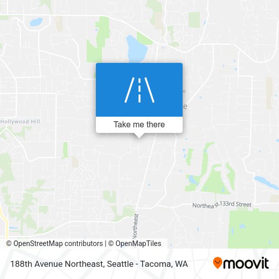 188th Avenue Northeast map