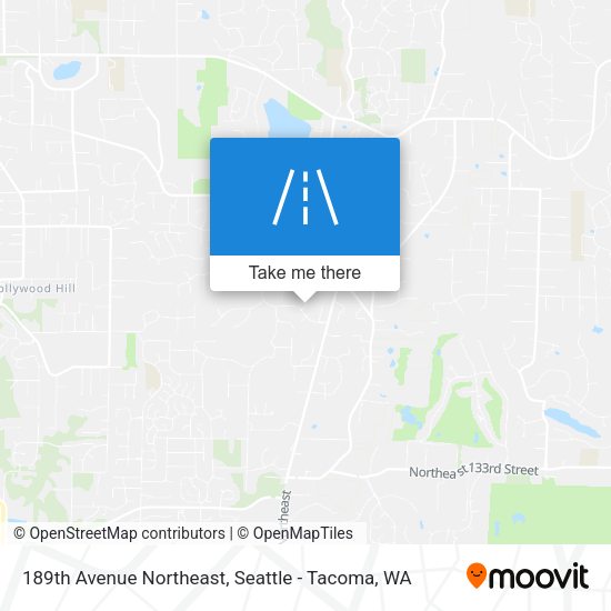 189th Avenue Northeast map