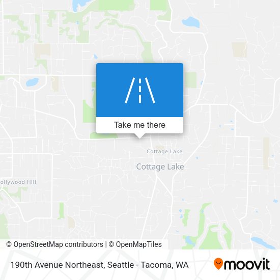 Mapa de 190th Avenue Northeast