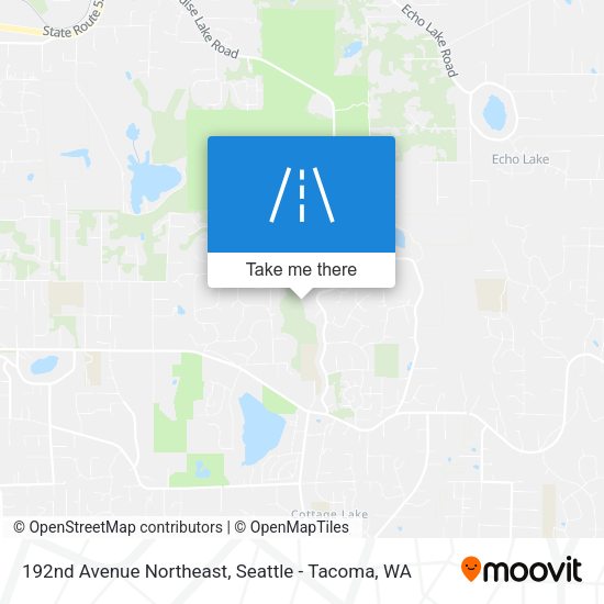 192nd Avenue Northeast map