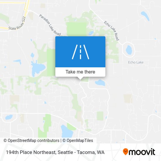 Mapa de 194th Place Northeast