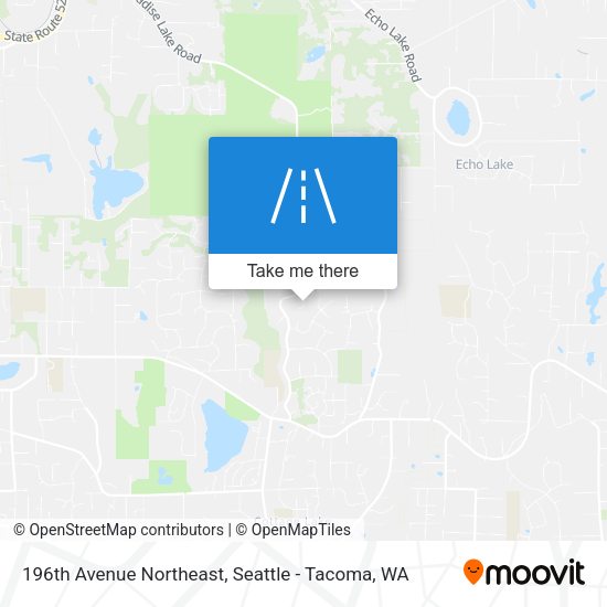 Mapa de 196th Avenue Northeast