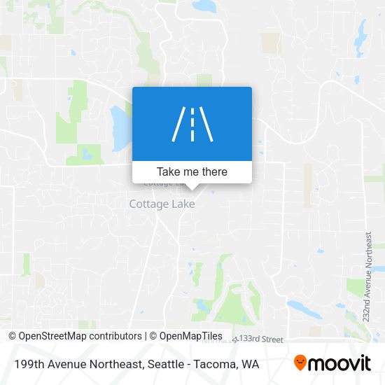 Mapa de 199th Avenue Northeast