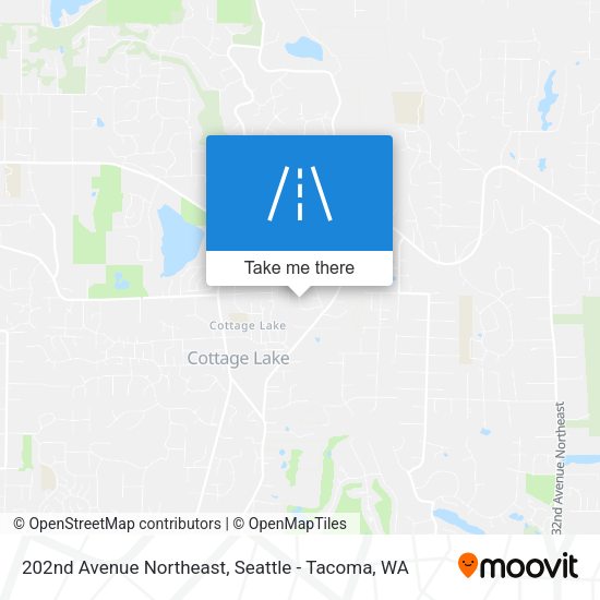 202nd Avenue Northeast map