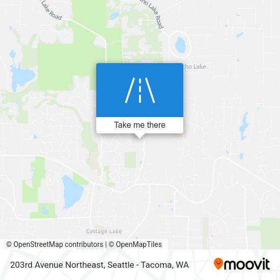 203rd Avenue Northeast map