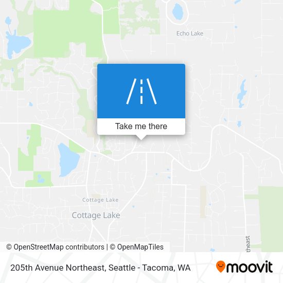 Mapa de 205th Avenue Northeast