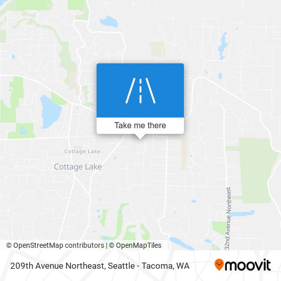 Mapa de 209th Avenue Northeast