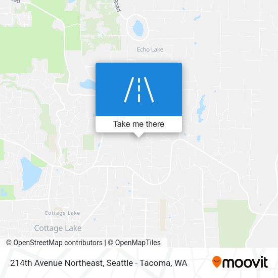 214th Avenue Northeast map
