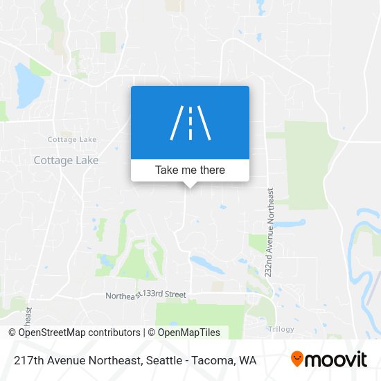 217th Avenue Northeast map