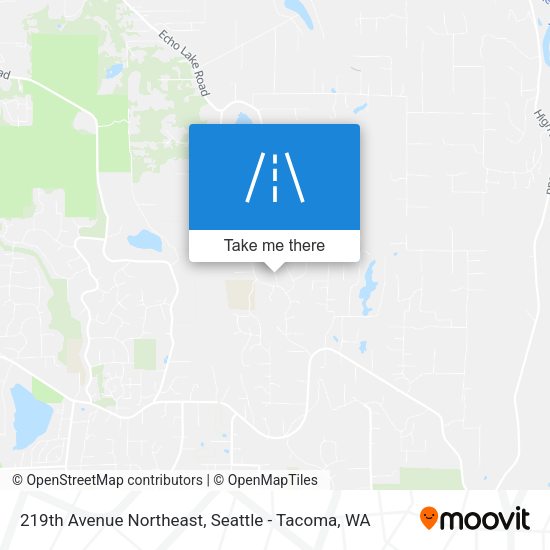 Mapa de 219th Avenue Northeast