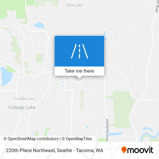 Mapa de 220th Place Northeast