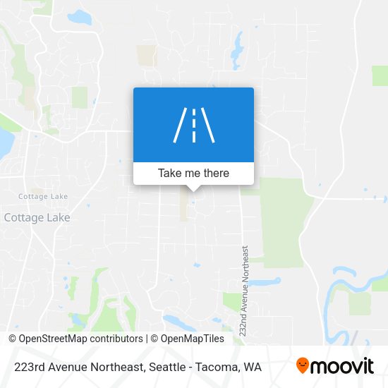 Mapa de 223rd Avenue Northeast