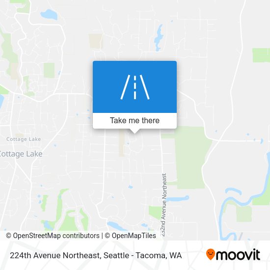 Mapa de 224th Avenue Northeast