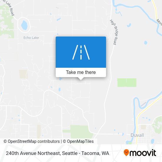 Mapa de 240th Avenue Northeast