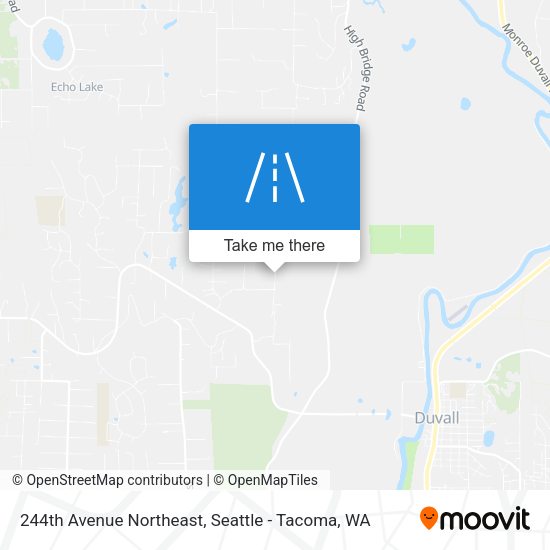 244th Avenue Northeast map