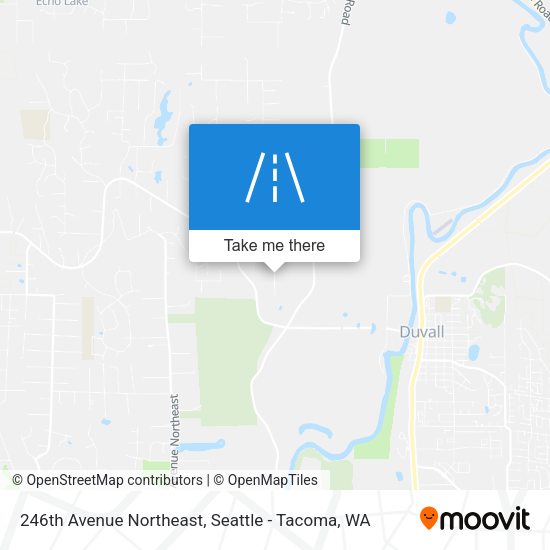 Mapa de 246th Avenue Northeast