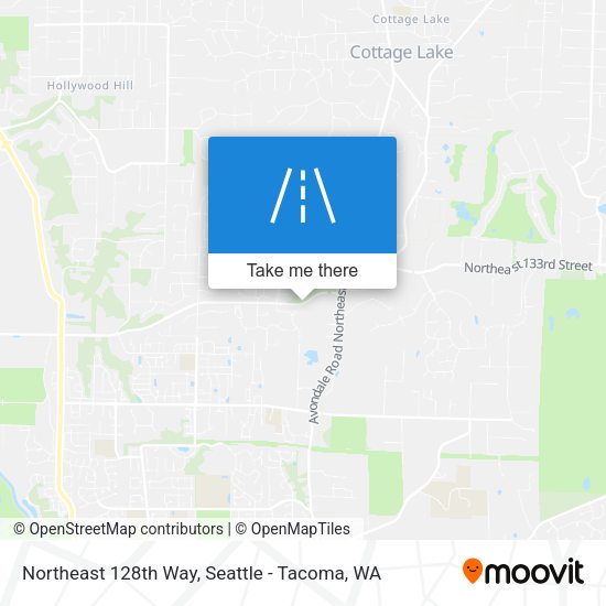 Mapa de Northeast 128th Way