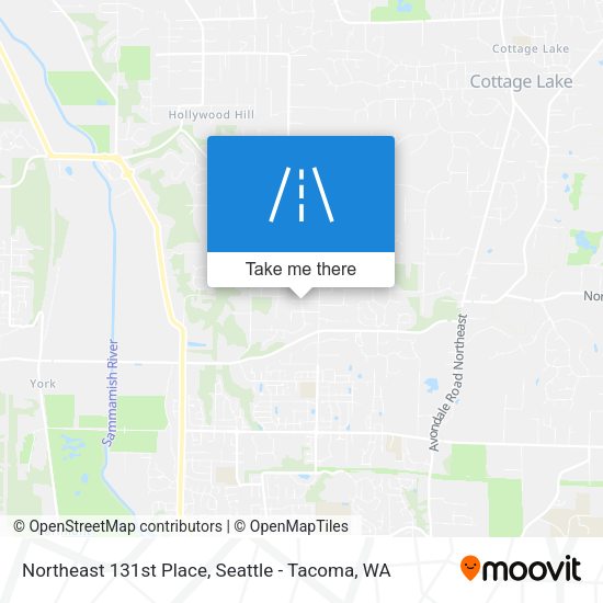 Mapa de Northeast 131st Place