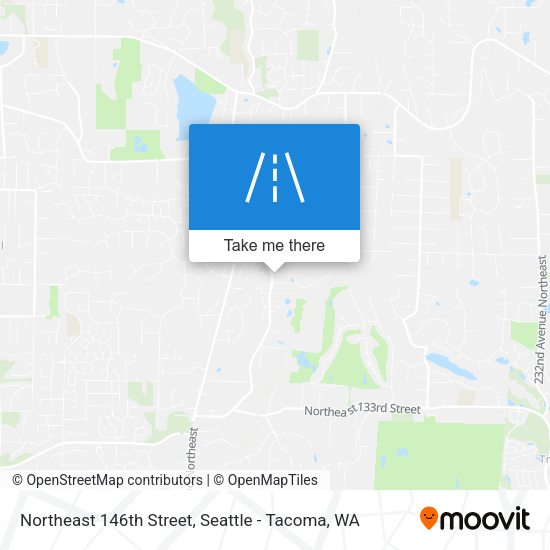 Northeast 146th Street map