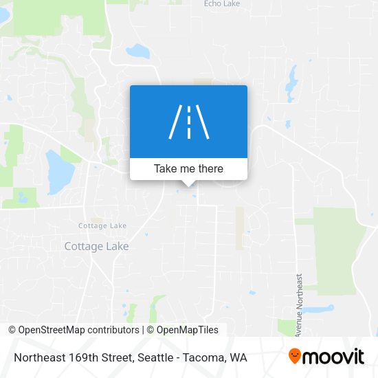 Northeast 169th Street map