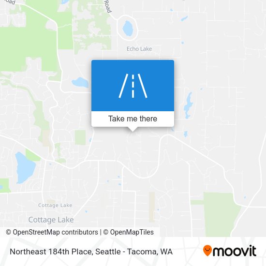 Mapa de Northeast 184th Place