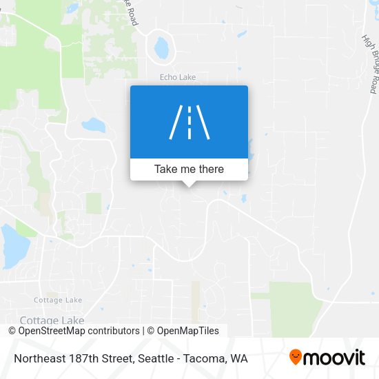 Northeast 187th Street map