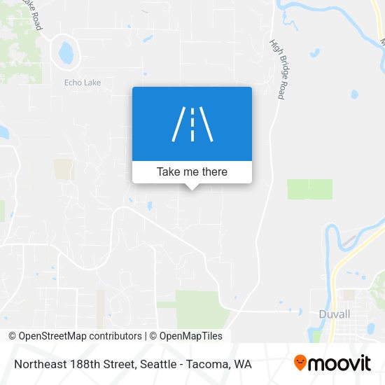 Northeast 188th Street map
