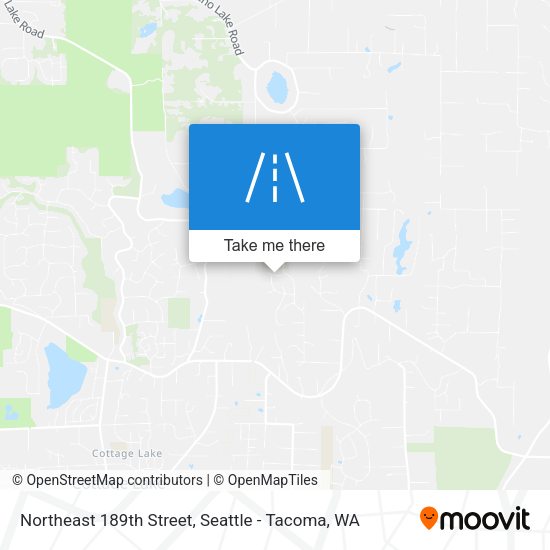 Northeast 189th Street map