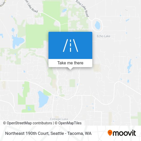 Mapa de Northeast 190th Court