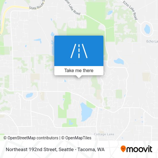 Northeast 192nd Street map