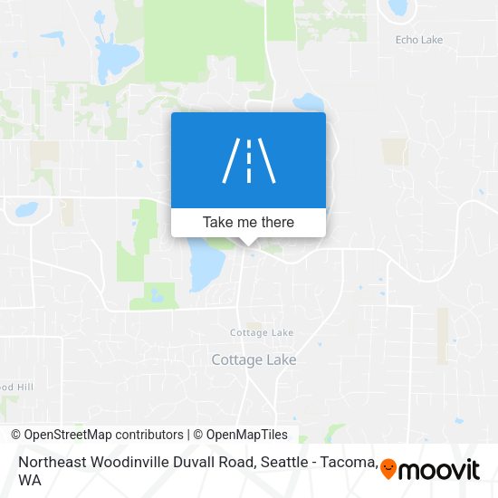 Mapa de Northeast Woodinville Duvall Road