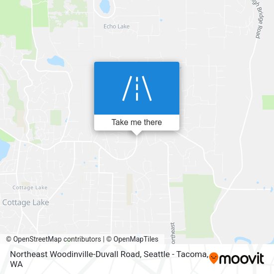 Northeast Woodinville-Duvall Road map