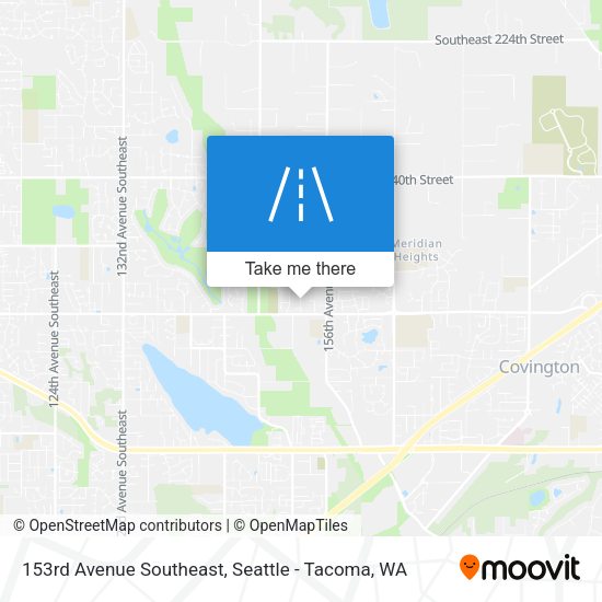 Mapa de 153rd Avenue Southeast