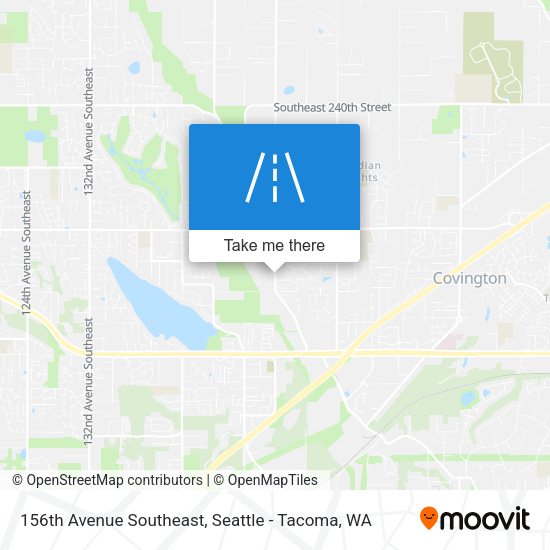 Mapa de 156th Avenue Southeast