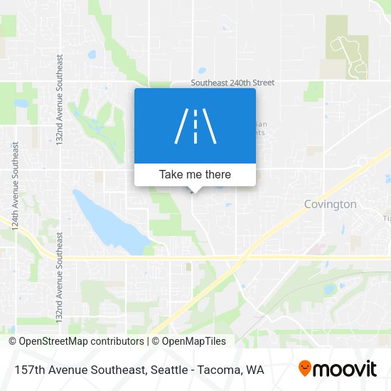 157th Avenue Southeast map