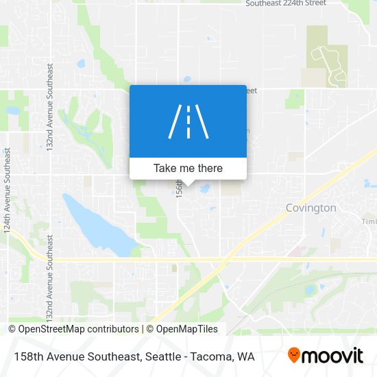 Mapa de 158th Avenue Southeast