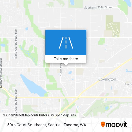 159th Court Southeast map