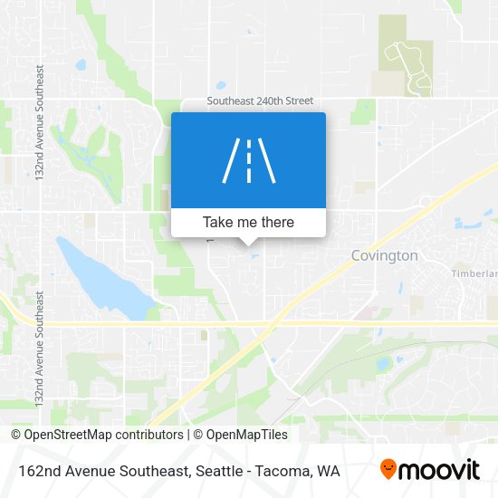 Mapa de 162nd Avenue Southeast