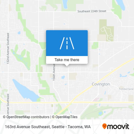 163rd Avenue Southeast map