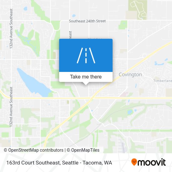 Mapa de 163rd Court Southeast