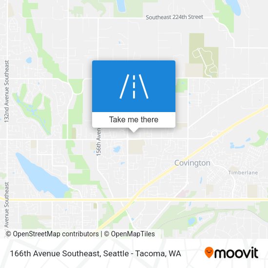 Mapa de 166th Avenue Southeast