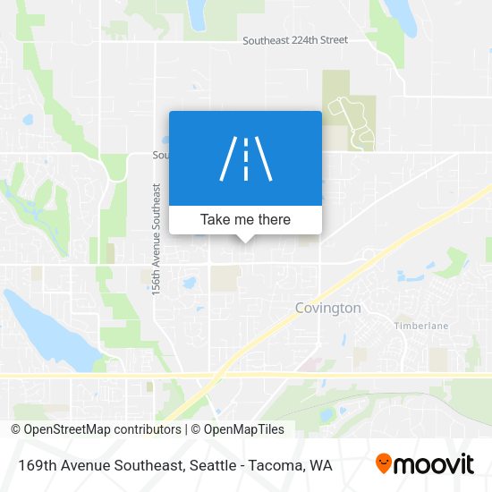 169th Avenue Southeast map